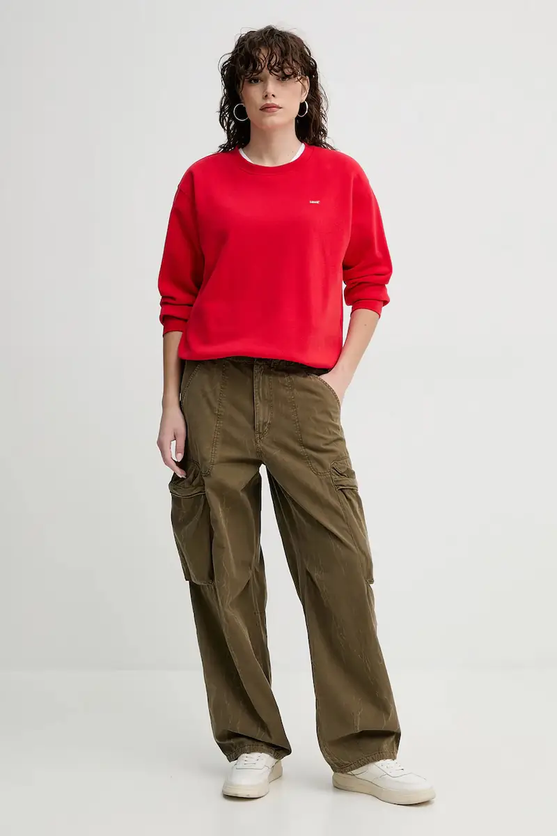 pantaloni donna colore verde D26433-D385 miniatura 2