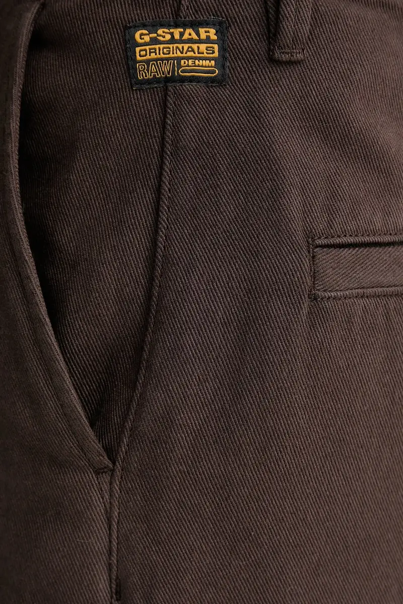 pantaloni in cotone donna colore marrone D26432.E078 miniatura 4