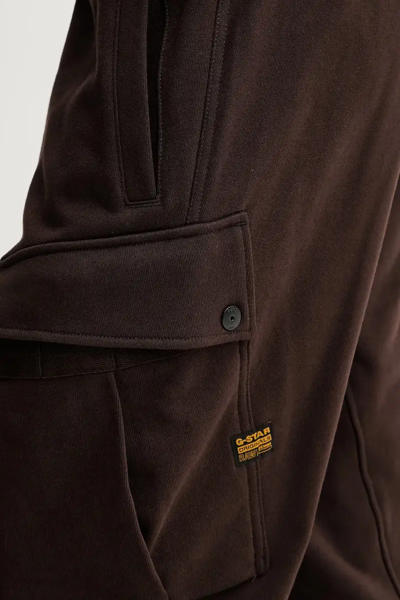 pantaloni tuta di cotone 0 uomo colore marrone D27154.E209 miniatura 4