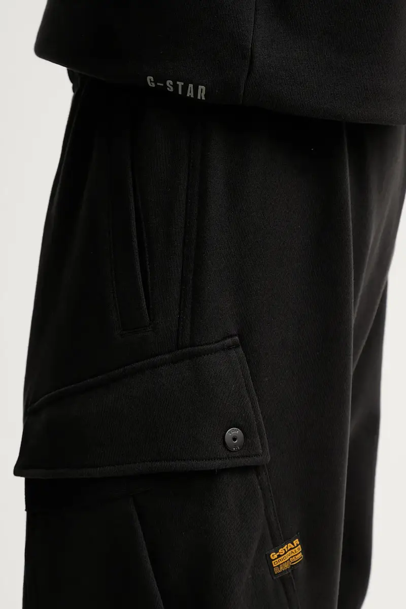 pantaloni tuta di cotone 0 uomo colore nero D27154.E209 miniatura 4