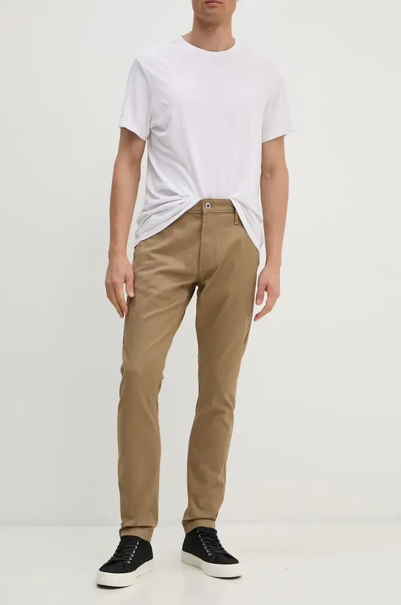 pantaloni uomo colore beige D25179-C105