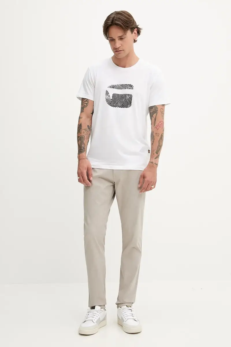 pantaloni uomo colore beige D26336-D921 miniatura 2