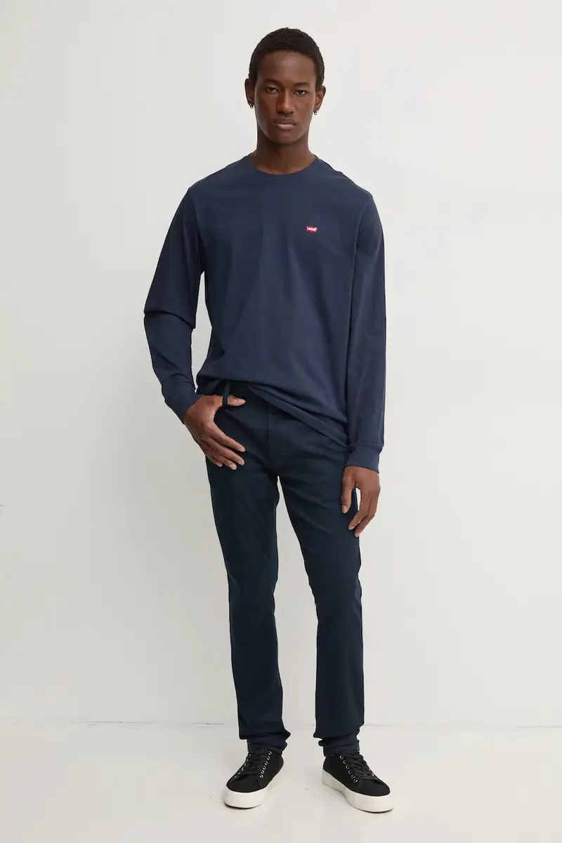 pantaloni uomo colore blu D25179-C105 Blu navy miniatura 2