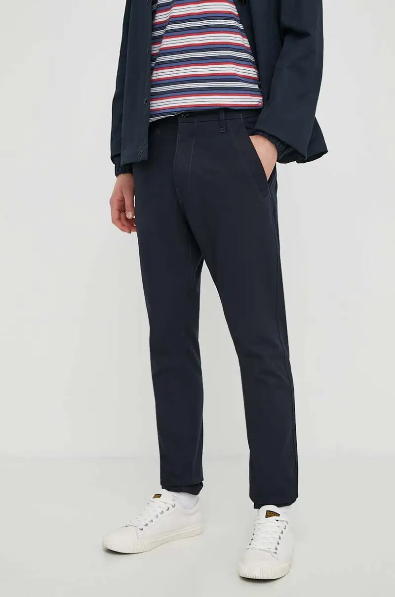 pantaloni uomo colore blu navy