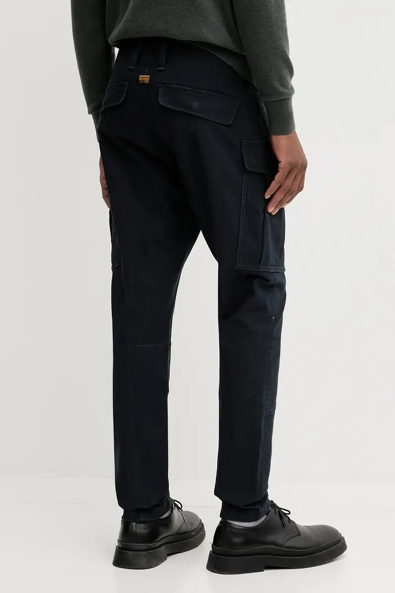 pantaloni uomo colore blu navy D24307.E172 miniatura 3