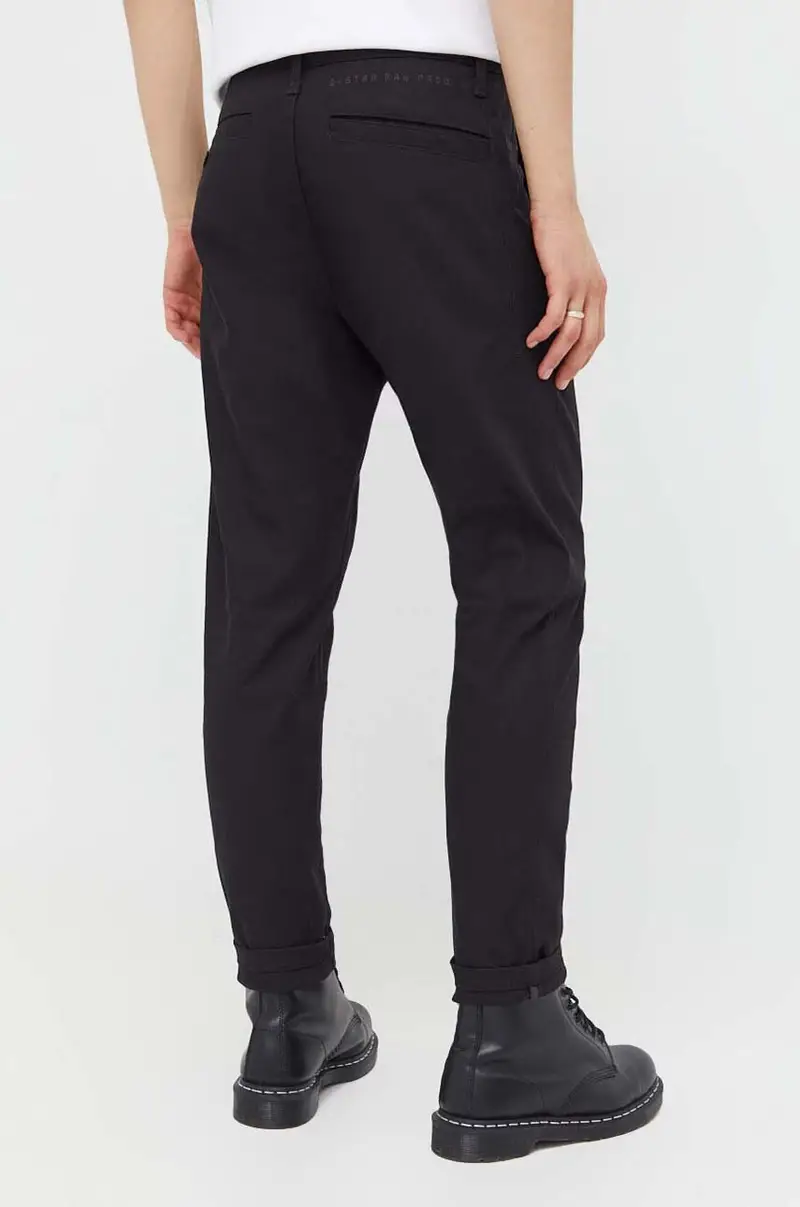 pantaloni uomo colore grigio Nero miniatura 3