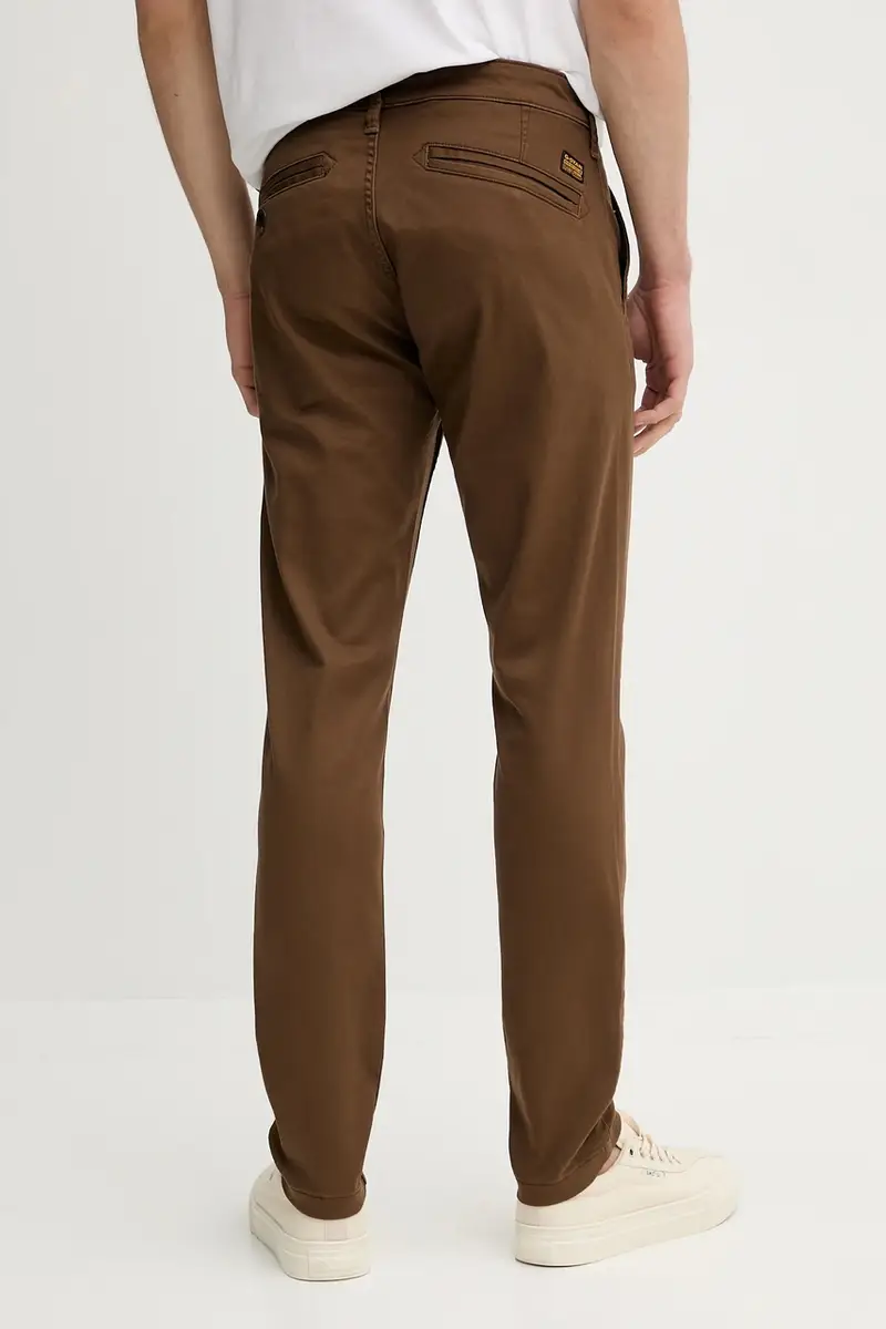 pantaloni uomo colore marrone D25179-C105 miniatura 3