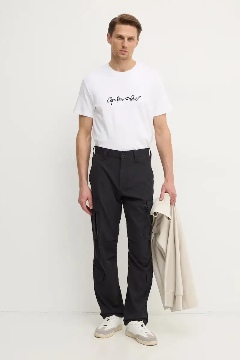 pantaloni uomo colore nero D23677-D517 miniatura 2