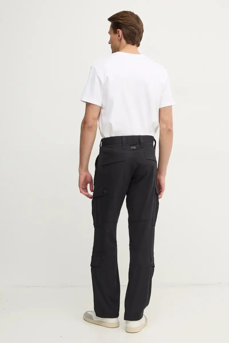 pantaloni uomo colore nero D23677-D517 miniatura 3