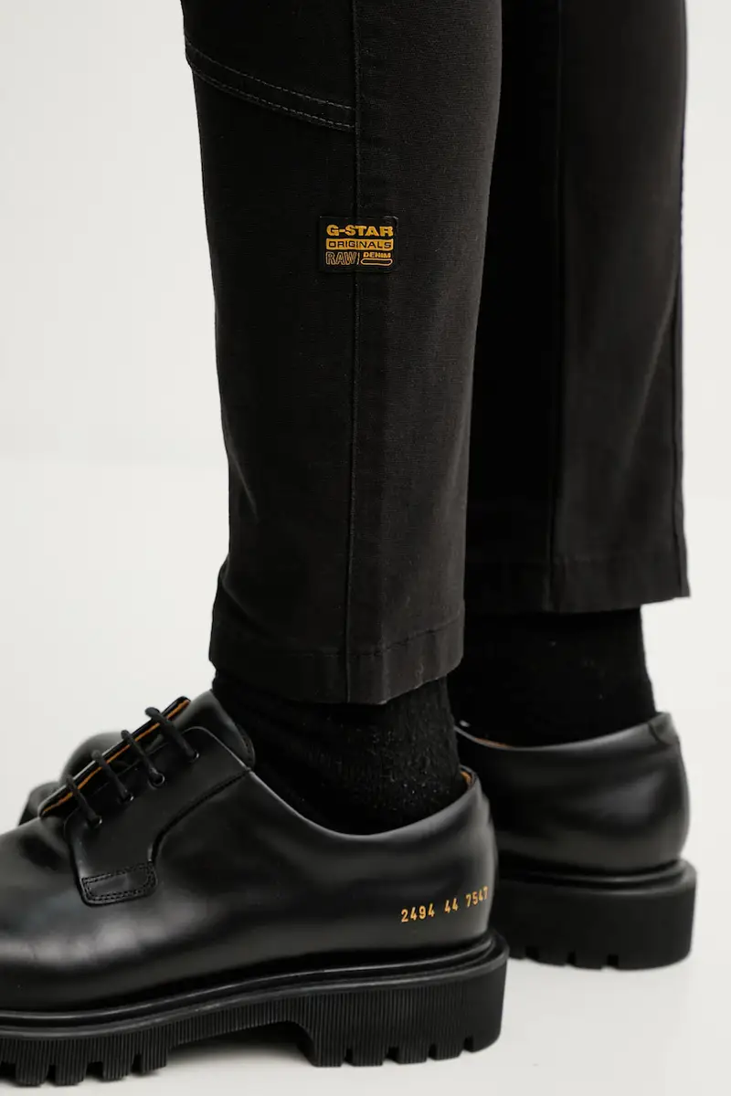 pantaloni uomo colore nero D24307.E172 miniatura 4