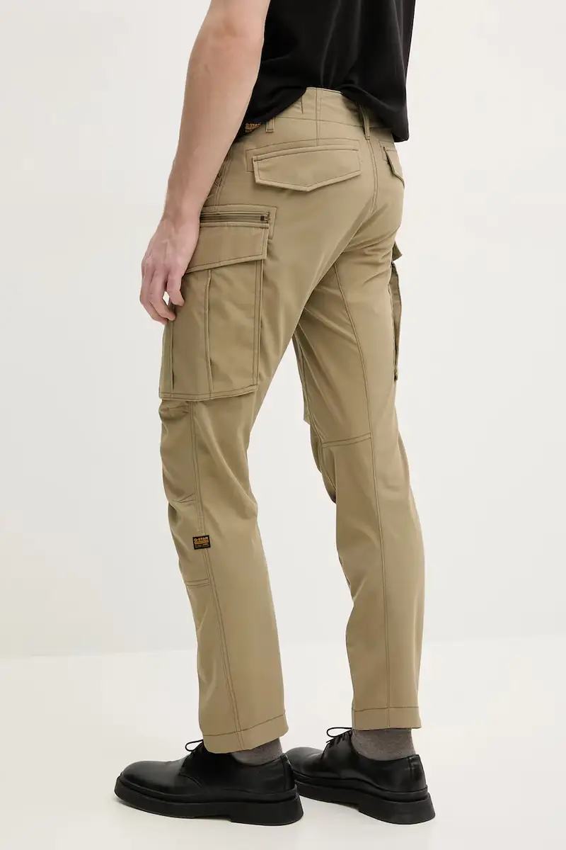 pantaloni uomo colore verde D02190-D909 miniatura 2