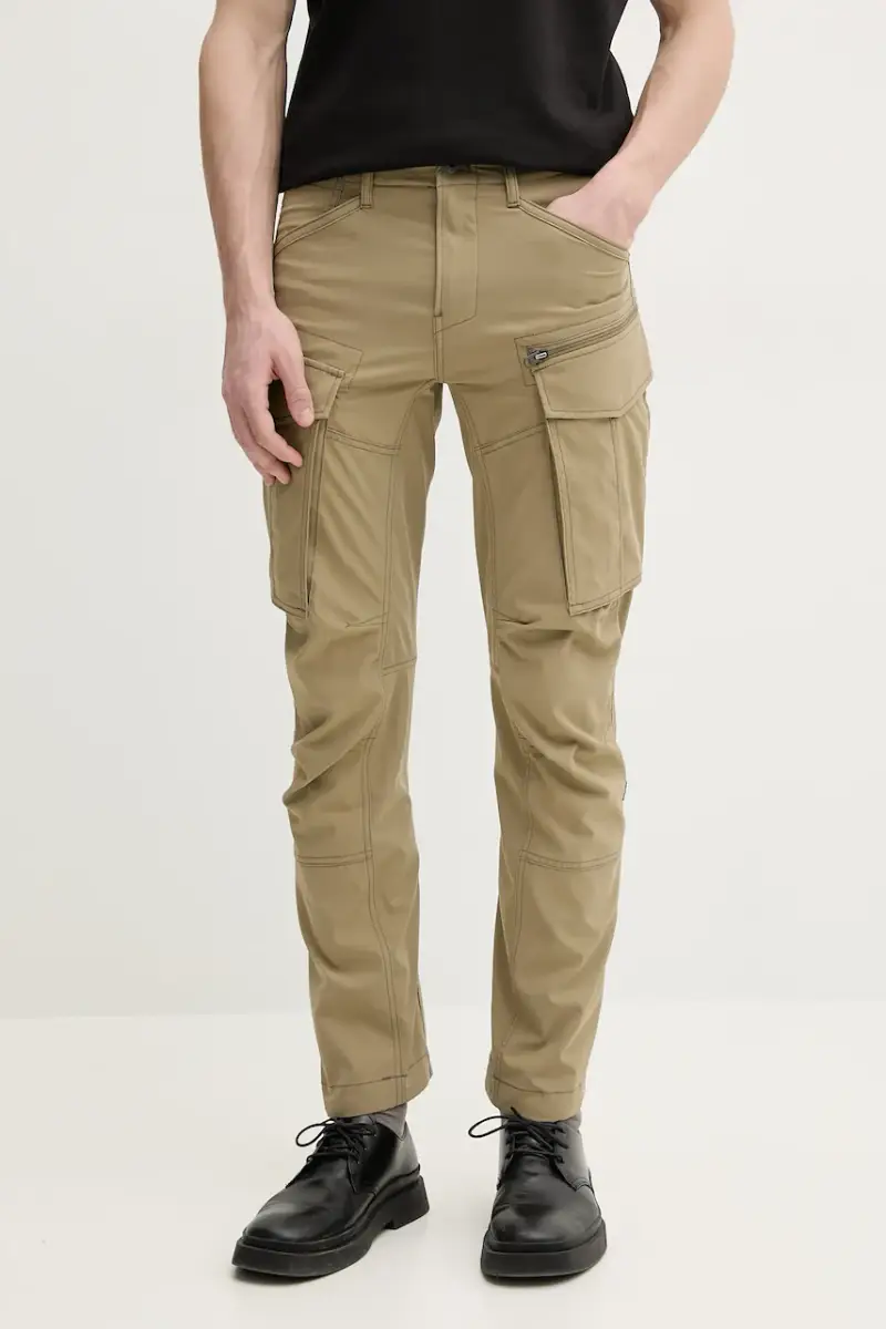 pantaloni uomo colore verde D02190-D909