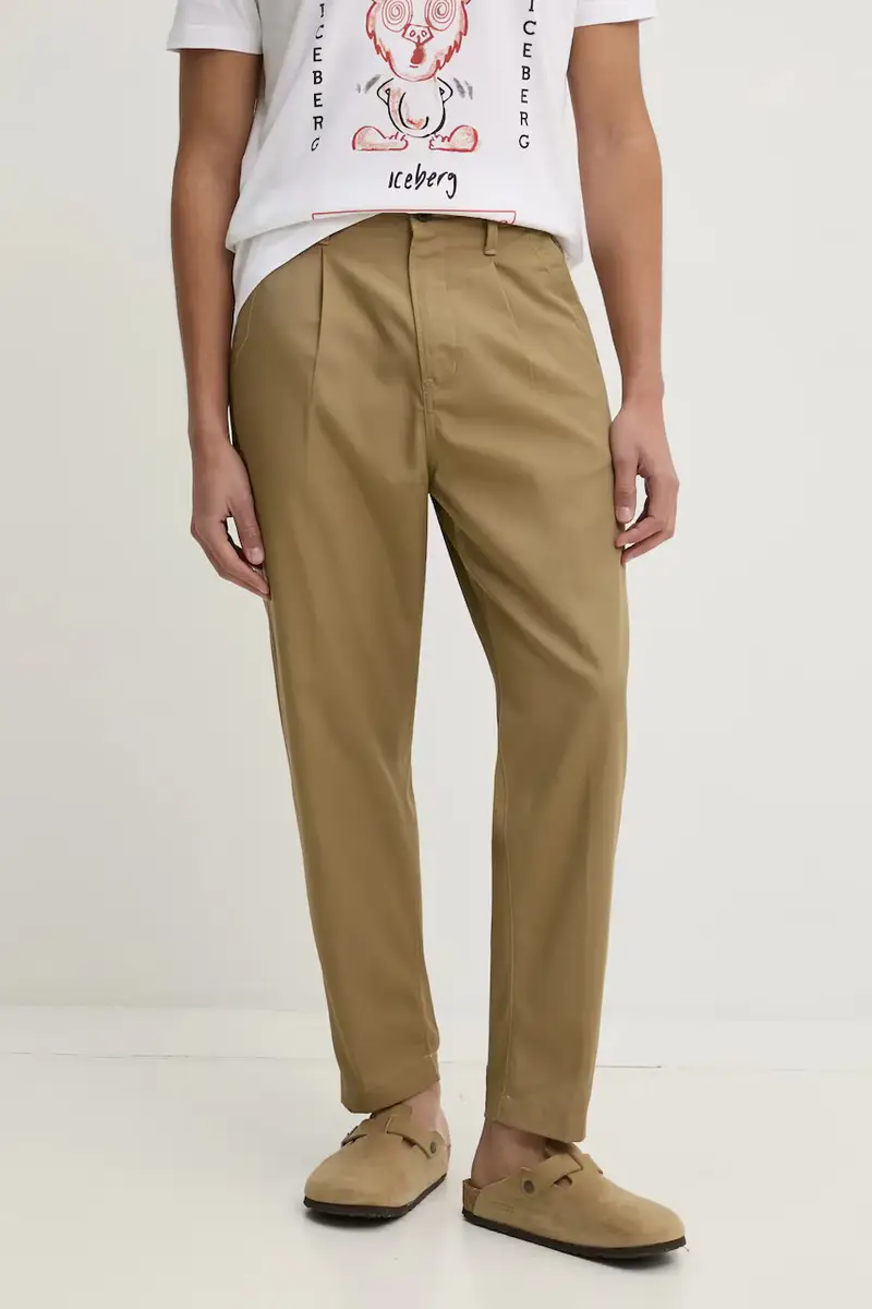 pantaloni uomo colore verde D24543-D967