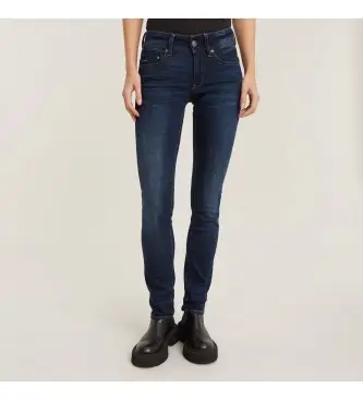 per donna D02153-6553-89 Jeans dritti Blue Midge (31/32), Casual, Cotone, Denim Pelle