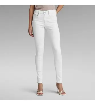 per donna D05175-C258-G547 Jeans 3301 Skinny bianco (23/30), Casual, Cotone, Denim