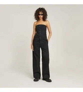 per donna D13805-D189-001 30 anni di abito blu (M), Casual, Cotone, Denim, Senza maniche / cinghie