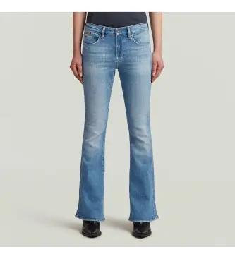 per donna D21290-D441-H438 Jeans 3301 Flare blu (28/28), Casual, Denim, Sostenibile, Cotone Riciclato
