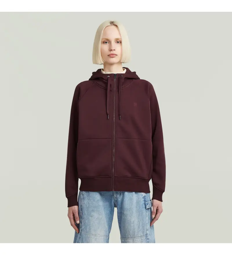 per donna D22727-C235-671 Giacca Premium Core 2 1, marrone (XS), Casual, Granata, Cotone Bordeaux