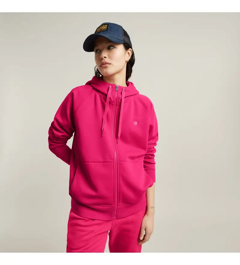 per donna. D22727-C235-G694 Felpa rosa Premium Core 2.1 (XS), Casual, Cotone, Sostenibile