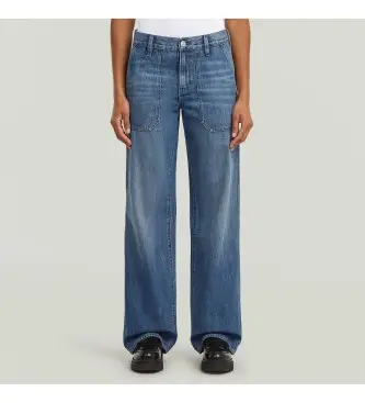 per donna D23590-D536-G326 Judee Carpenter Jeans blu larghi (27/32), Casual, Denim, Sostenibile, Cotone Riciclato