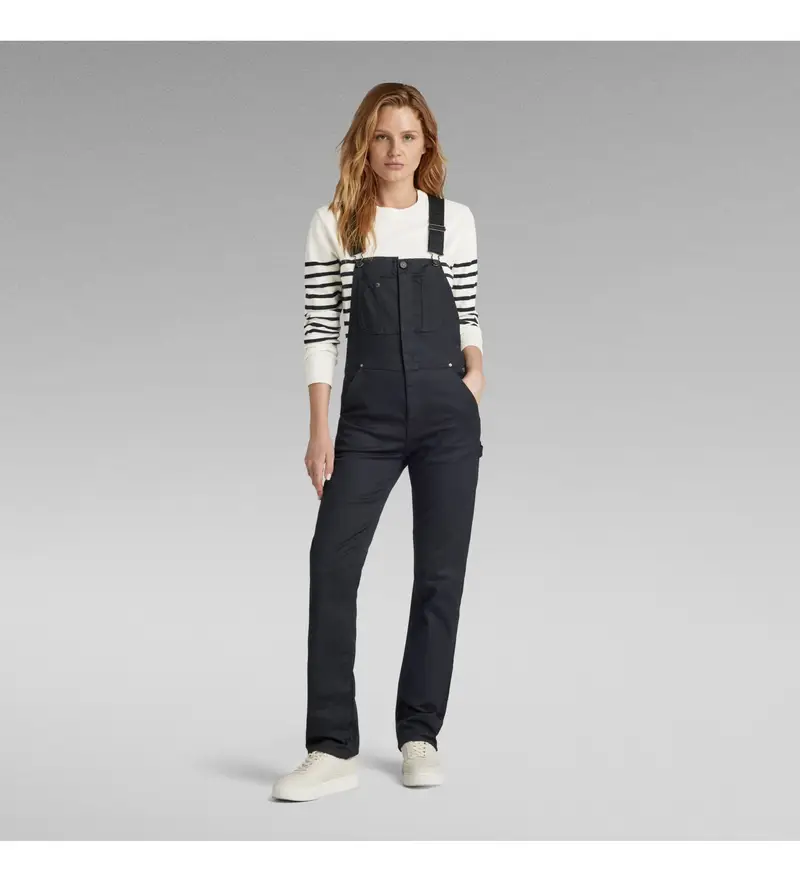 G-Star Salopette Donna Nero 4055022