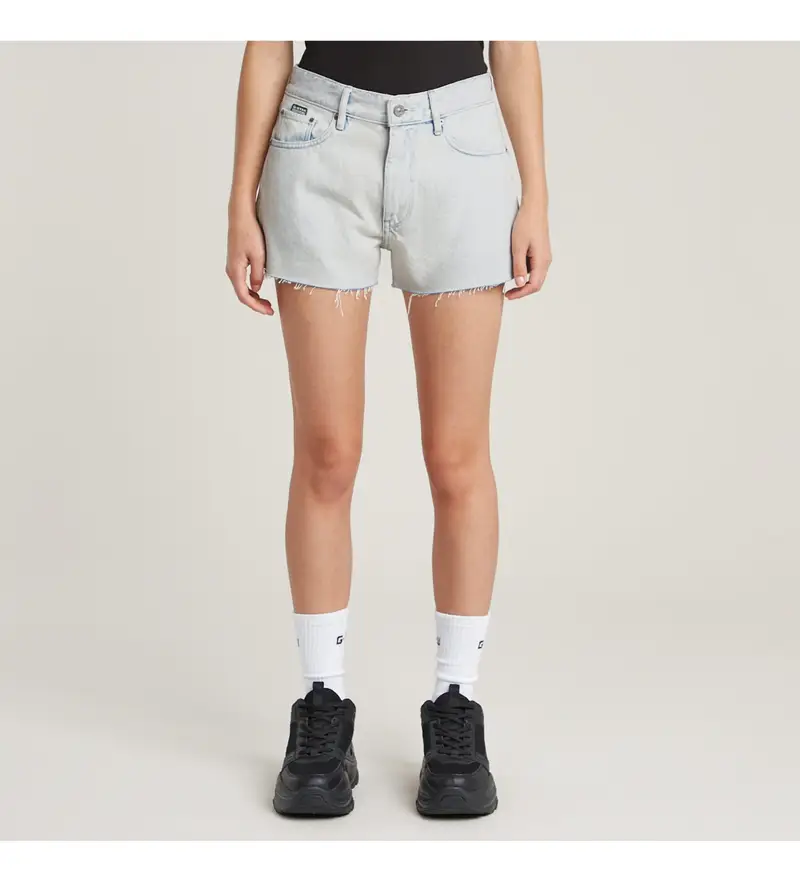 per donna D24376-D436-H122 Pantaloncini blu True Raw Edge (25), Casual, Cotone