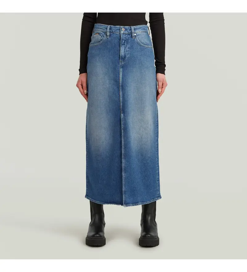 per donna D24385-E106-H452 Gonna blu Viktoria (24), Casual, Cotone, Denim