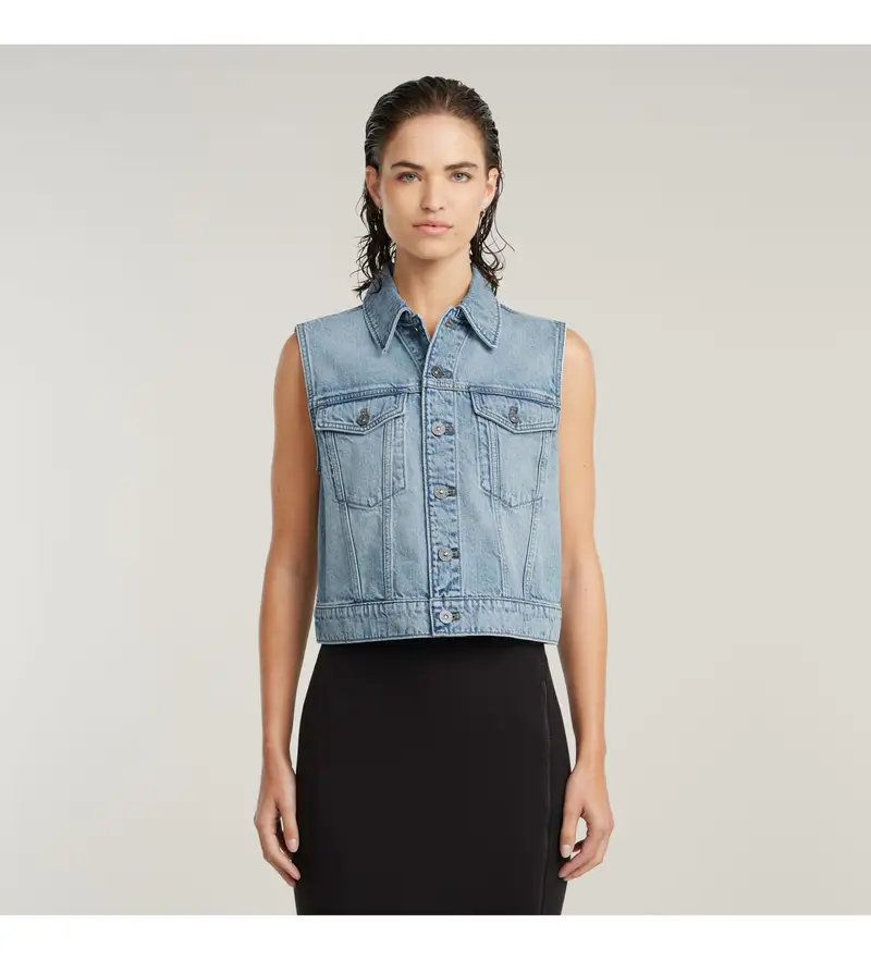 G-Star Gilet Donna Denim 4042550
