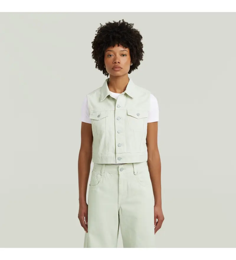 G-Star Gilet Donna Denim 2683595