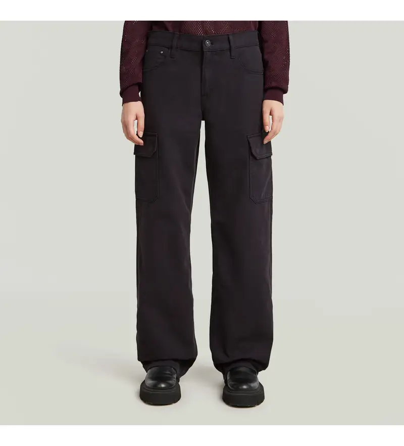G-Star Pantaloni cargo Donna Nero 2677124