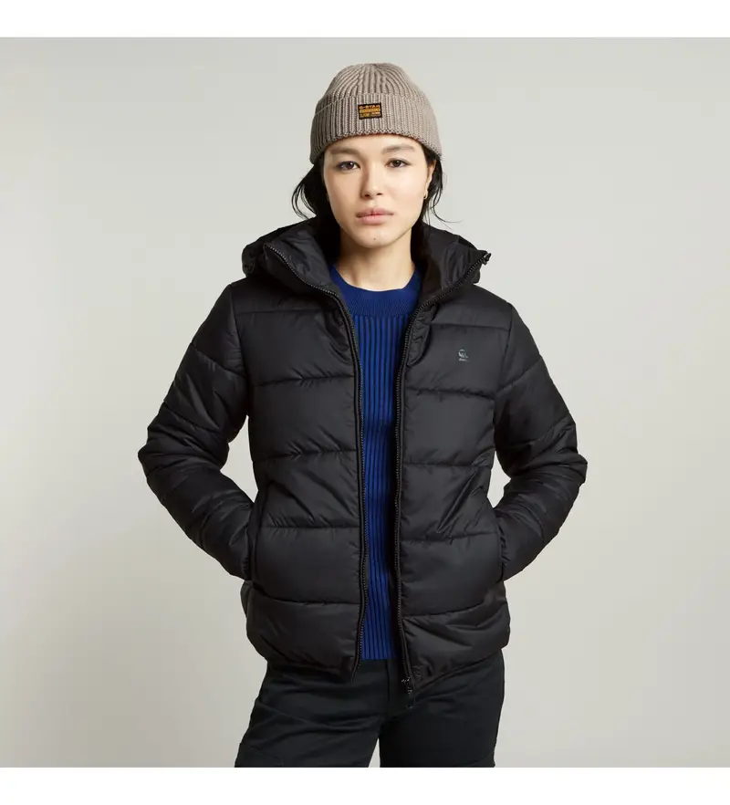 per donna D25193-B958-6484 Giacca Meefica Nera (S), Nero, Casual, Polister riciclato, Sostenibile