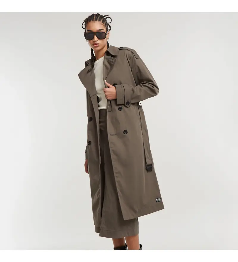 G-Star Trench Donna Marrone 4049796