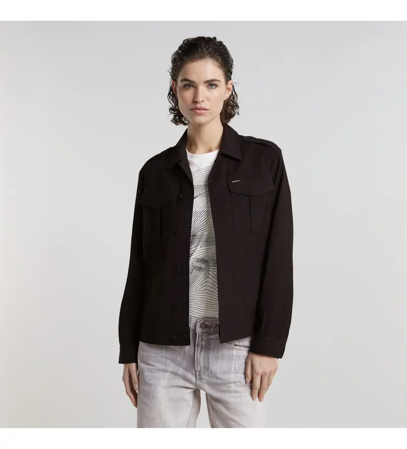 per donna D25206-D522-6484 Giacca ufficiale 2 0 nera (XXS), Nero, Casual, Viscosa