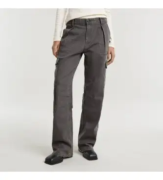 per donna D25255-D730-1468 Pantaloni da combattimento grigi (24/32), Casual, Grigio, Cotone