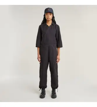 per donna D26008-D454-G476 Tuta avvolgente grigia (XS), Casual, Grigio, Manica 3/4, Cotone biologico, Sostenibile