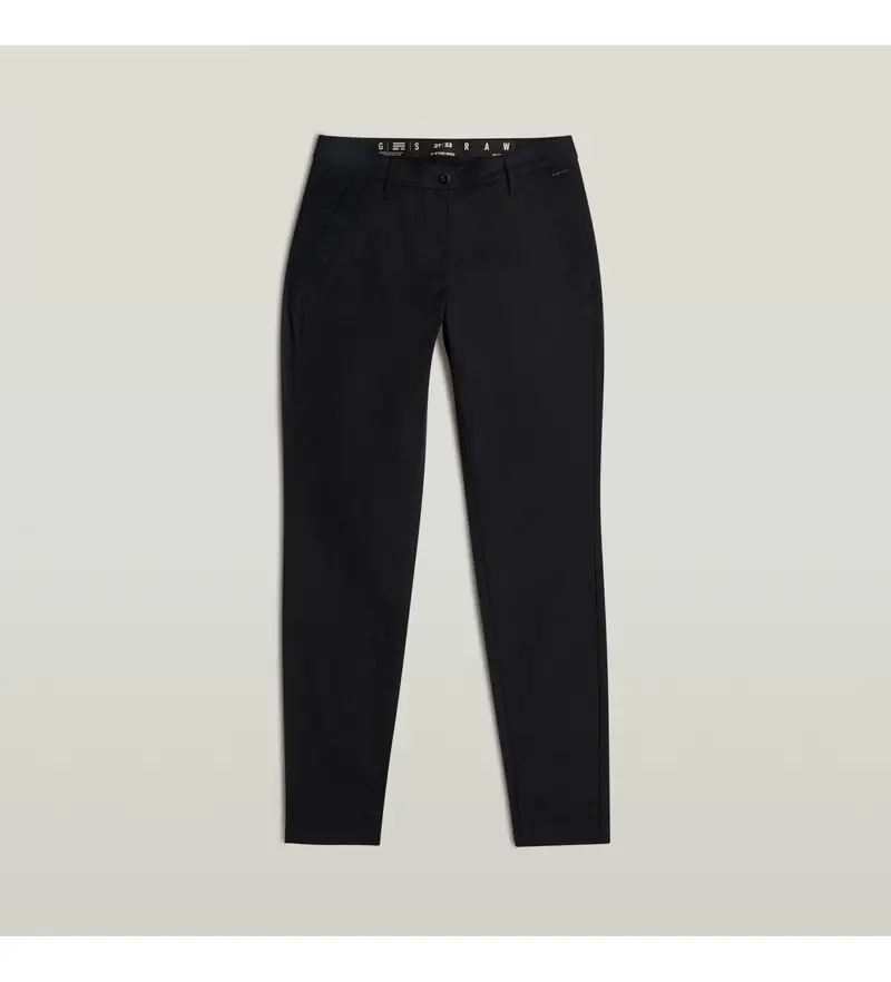 per donna D26415-C105-6484 Pantaloni chino neri Bronson (24/30), Nero, Casual, Cotone