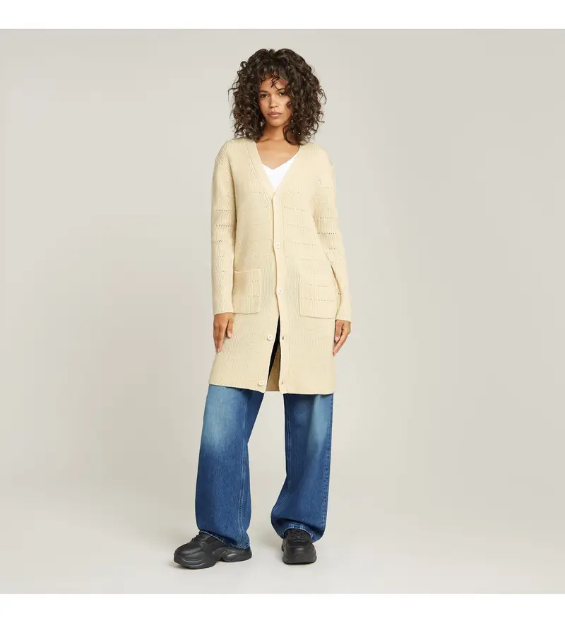 G-Star Cardigan Donna Beige 4034901