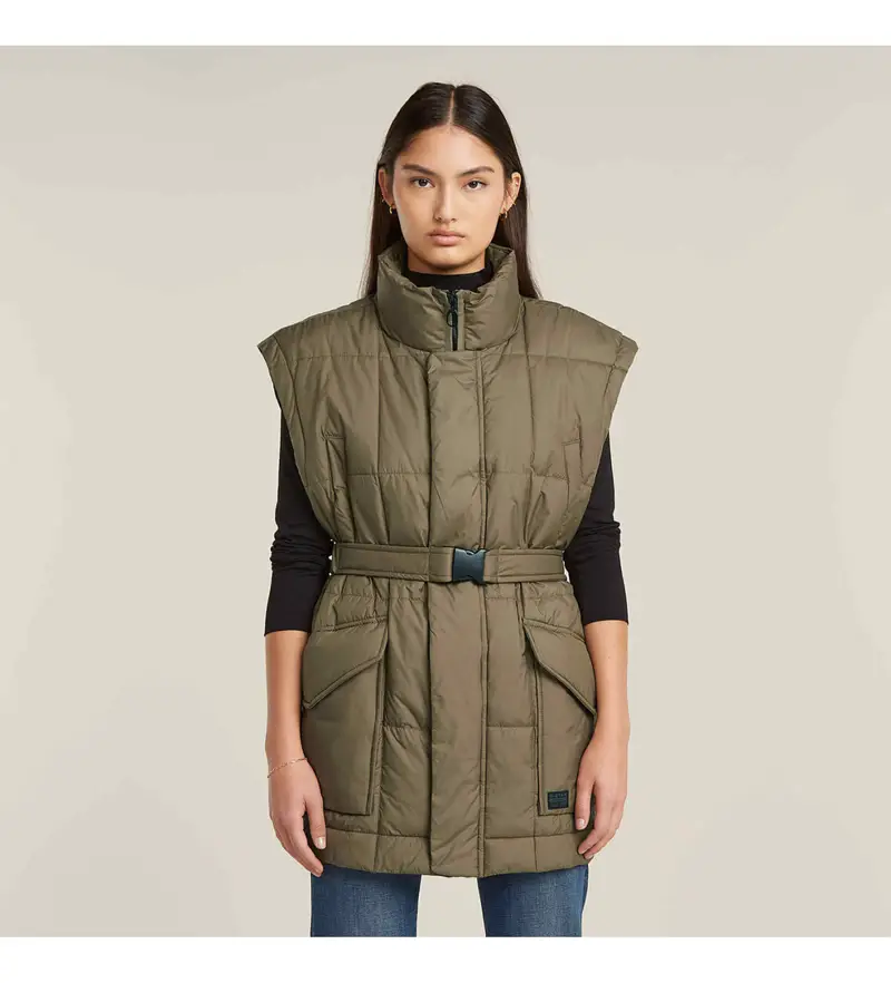 G-Star Gilet Donna Verde 2682418