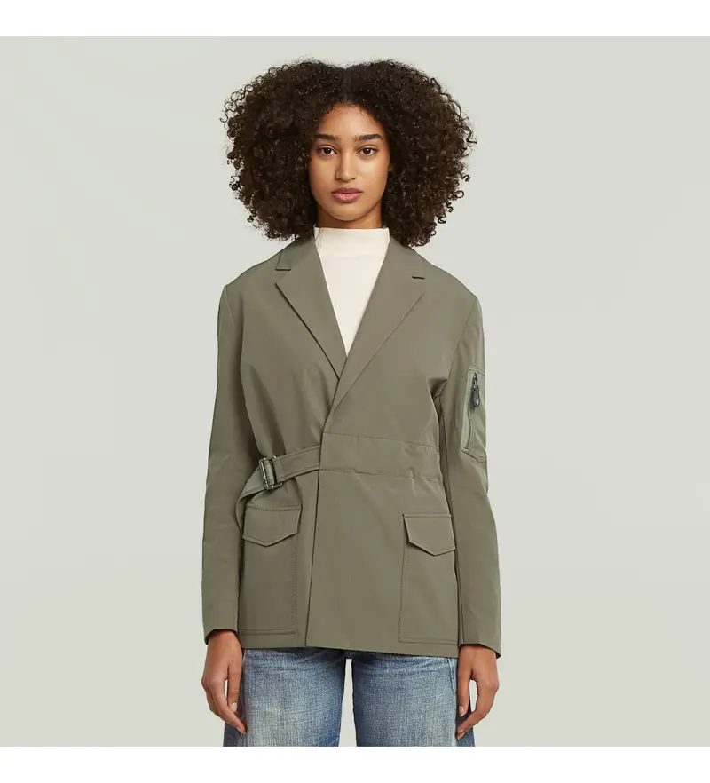 per donna. D26946-D909-273 American Belted Green (S), Casual, Verde, Poliestere