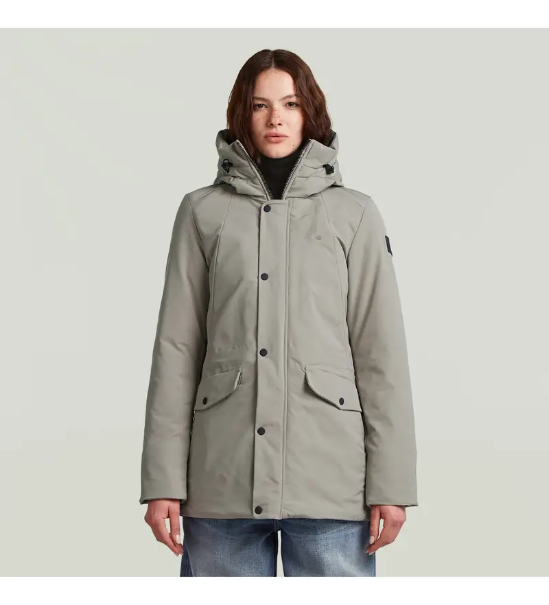 per donna D26966-D908-G106 Cappotto grigio corto Vodan 2 0 (XXS), Casual, Poliestere