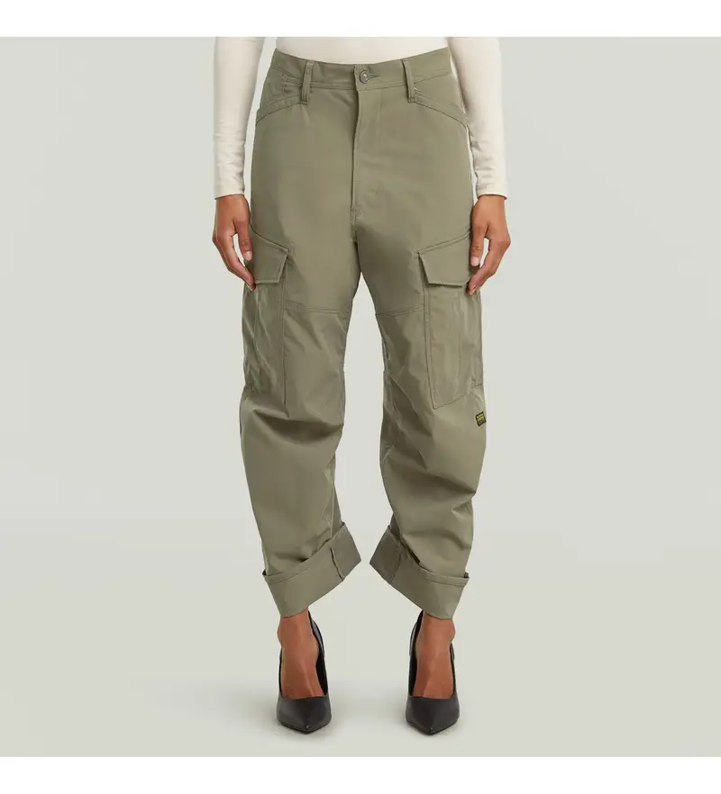 G-Star Pantaloni cargo Donna Verde 3728441