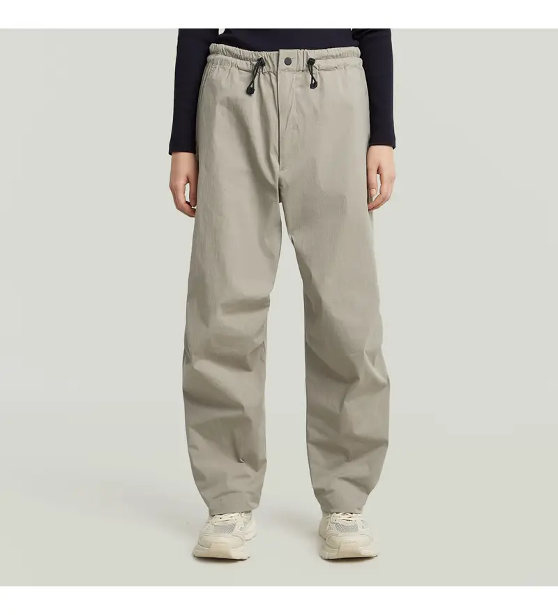 per donna D27064-E070-G106 Pantaloni beige naturali accoglienti (26), Casual, Cotone