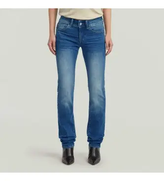 per donna D27287-8968-6028 Jeans blu dritti Midge (29/30), Casual, Denim, Cotone biologico, Sostenibile