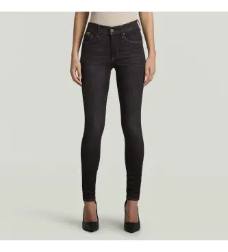 per donna D27297-A634-B179 Jeans 3301 Skinny neri (29/30), Nero, Casual, Cotone Pelle