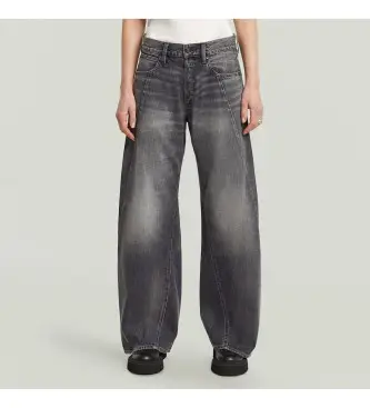 per donna D27690-D537-H147 Jeans grigi larghi Contor 3D (26/28), Casual, Grigio, Denim, Sostenibile, Cotone Riciclato