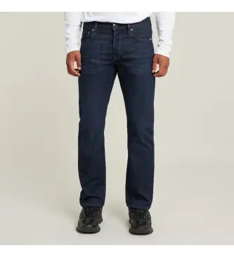 per uomo 51002-B988-C602 Jeans 3301 Dritto blu scuro (31/30), Casual, Cotone, Denim, Sostenibile, Navy