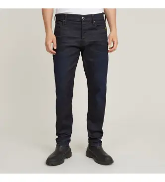 per uomo 51003-7209-89 Jeans 3301 Regular Tapered Blu Navy (34/38), Nero, Casual, Cotone, Denim