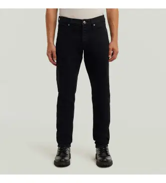 per uomo 51003-B479-A810 Jeans 3301 Regular Tapered nero (29/32), Casual, Cotone