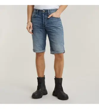 per uomo D07432-8973-071 Pantaloncini 3301 Denim Blu (27), Casual, Cotone