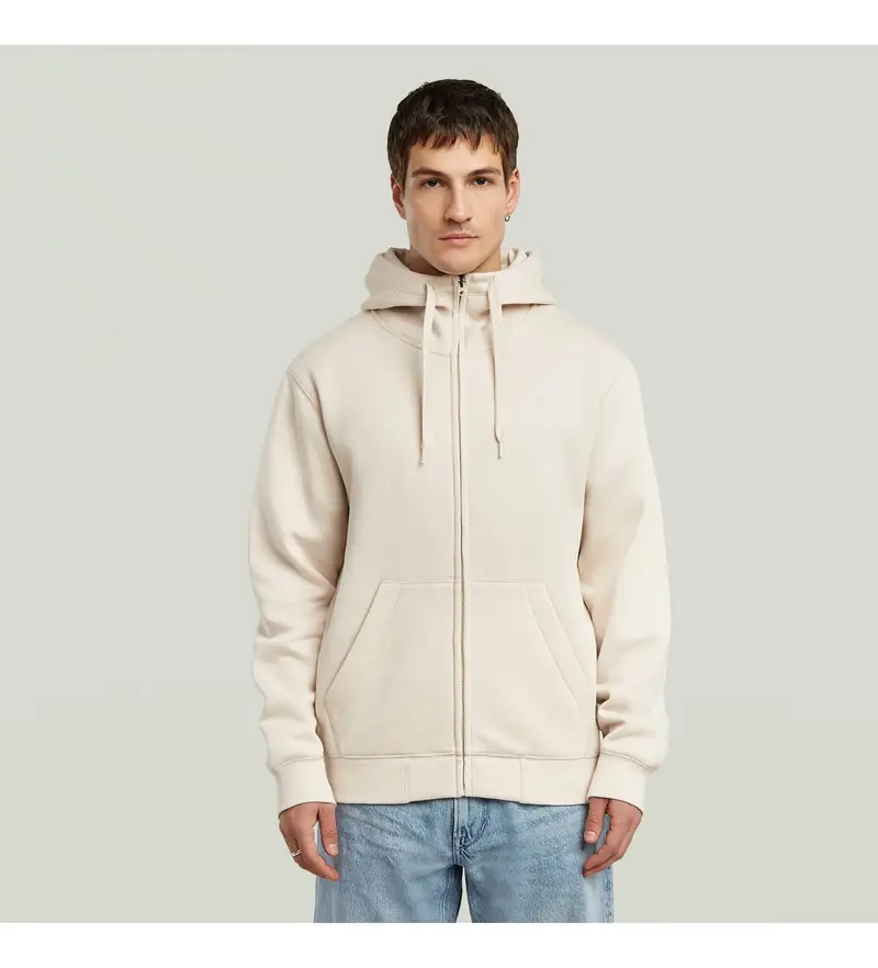 per uomo D16122-C235-1603 Felpa beige Premium Core (XS), Casual, Cotone, Manica lunga